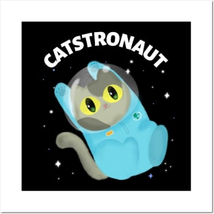 Catstronaut Posters and Art